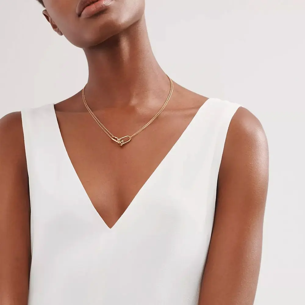 Double Pendant - 18k Gold - Image 2